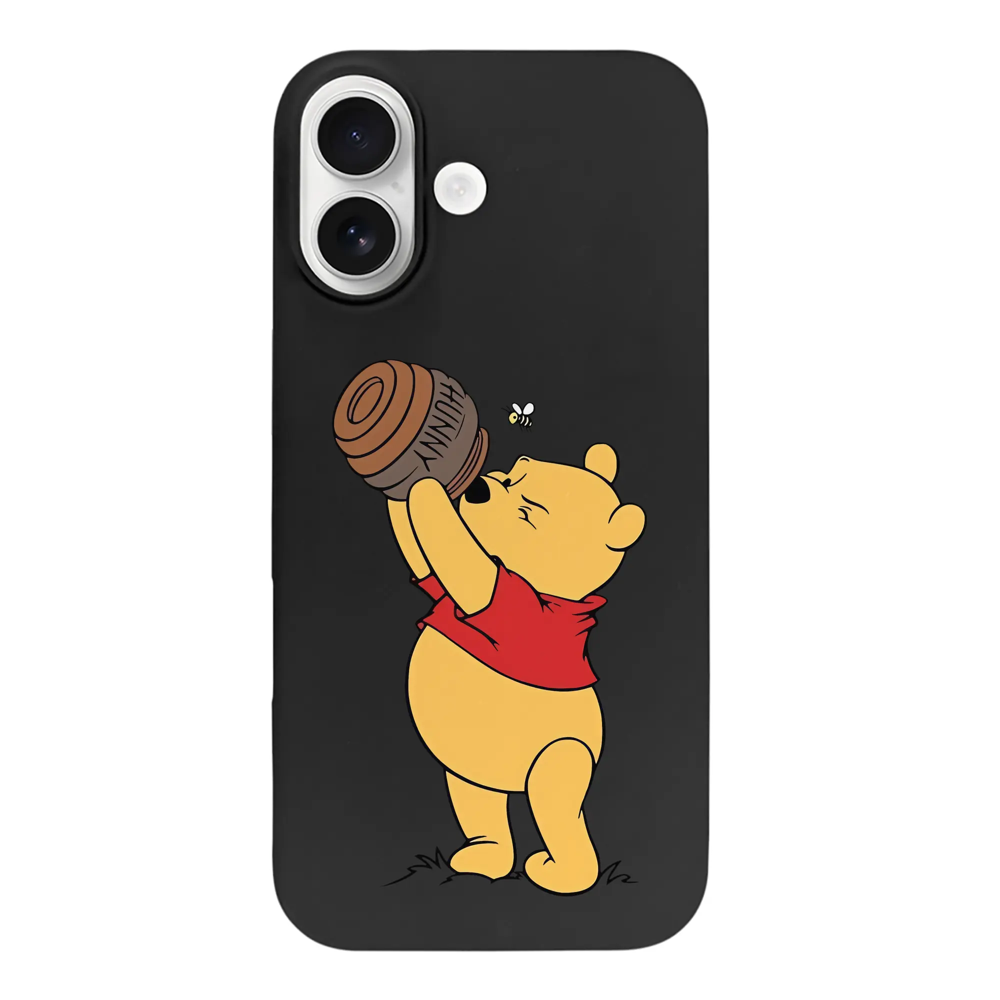 プーさん グッズ くまのプーさん - iPhone 17 シリーズ シリコンケース 薄型 耐衝撃 指紋防止 ソフトタッチカバー 精密フィット 傷防止 保護ケース iPhone 17/17 Air/17 Pro/17 Pro Max 対応